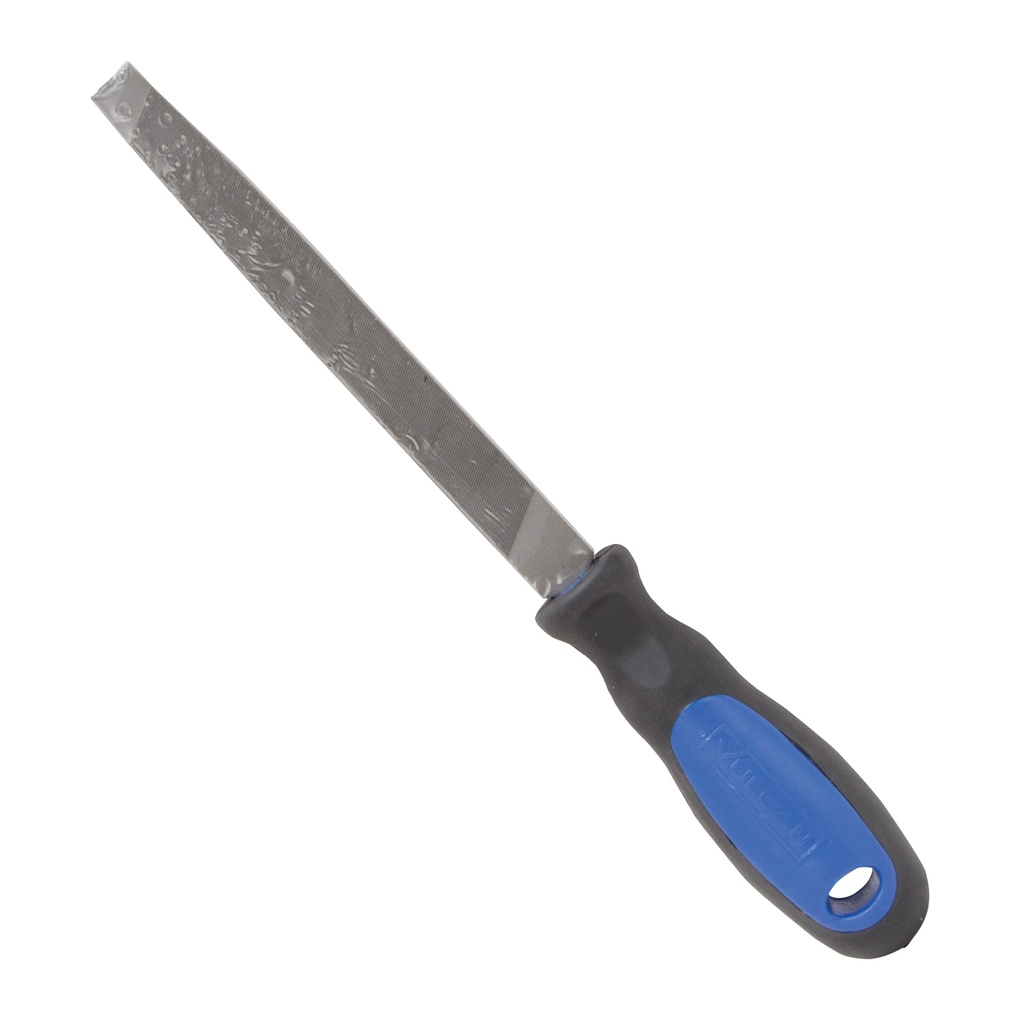 MILL FILE W/RUBBER GRIP 6IN