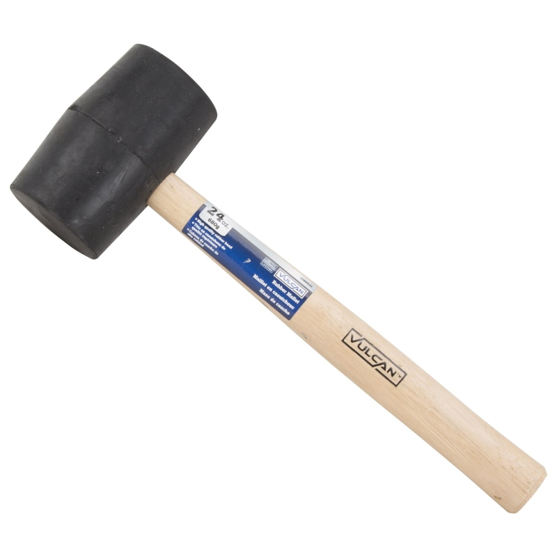 RUBBER MALLET WOOD HDL 24OZ