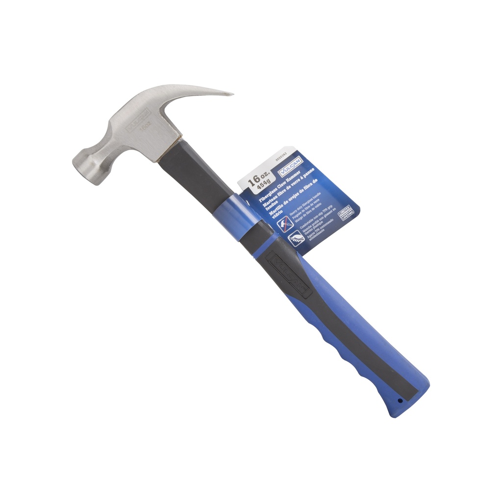 HAMMER CURVED CLAW FBRGLS 16OZ