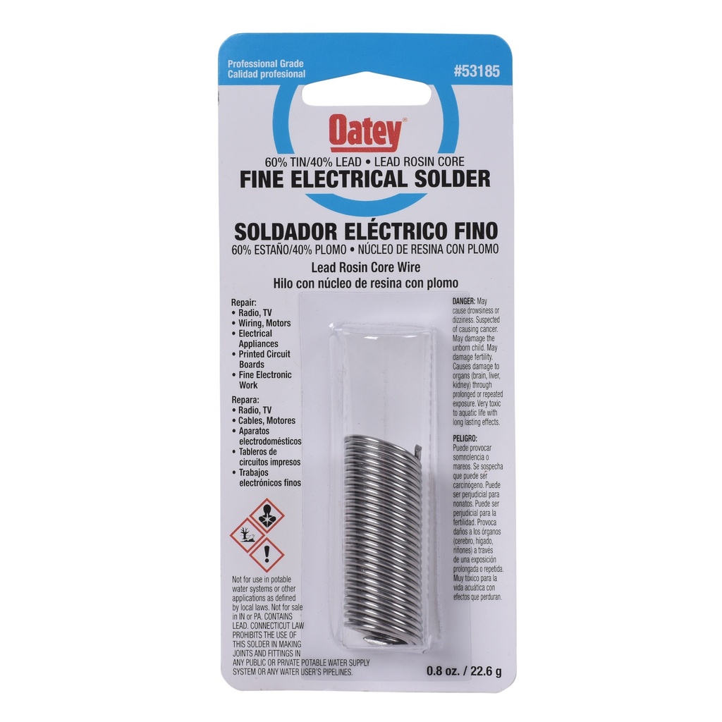 ROSIN SOLDER 60/40 .8OZ