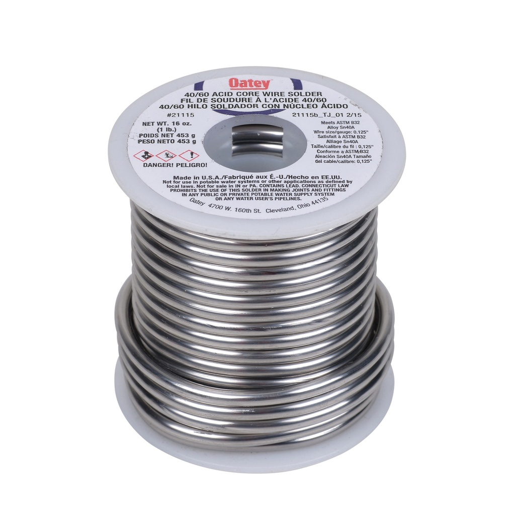 ACID SOLDER 40/60 1LB