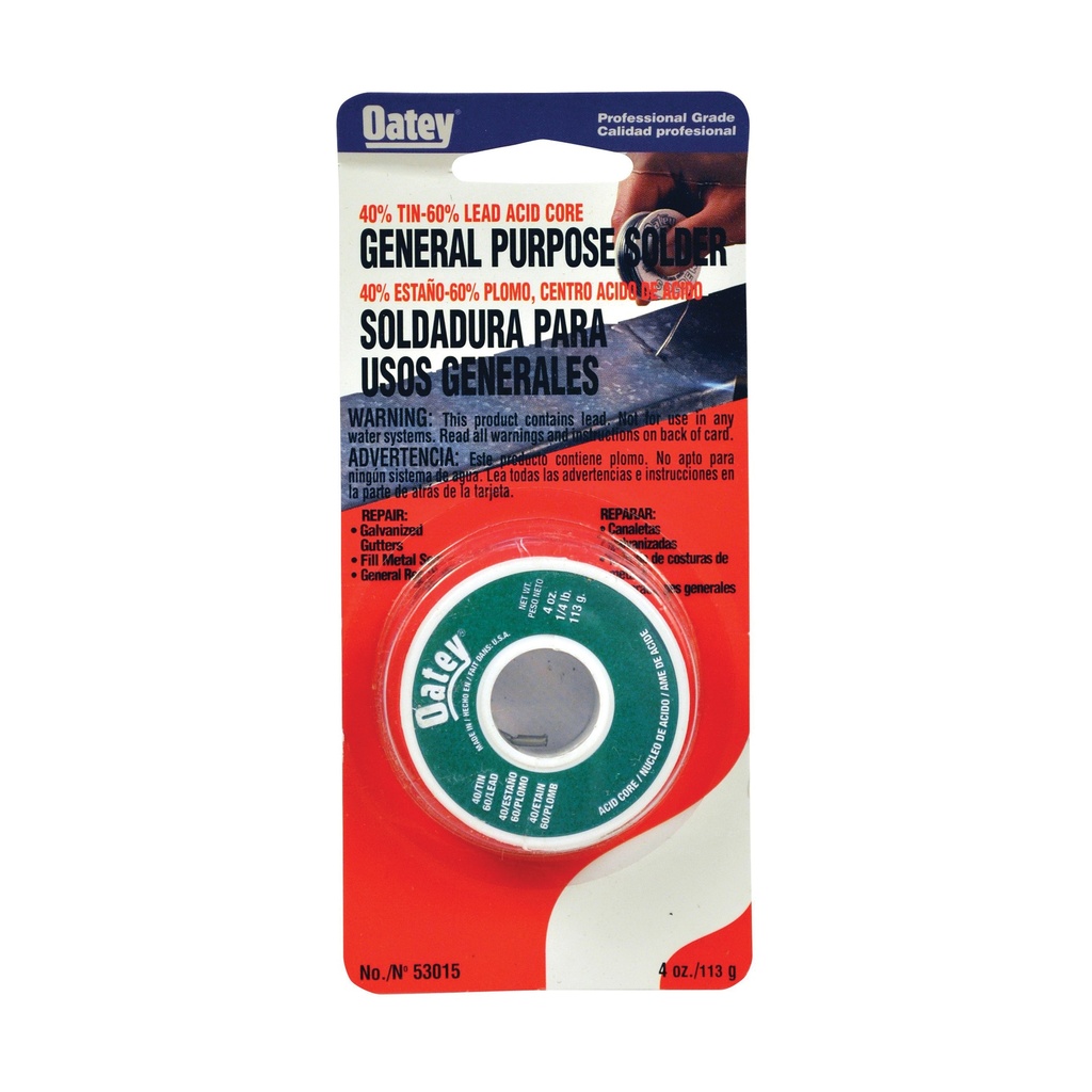 ACID SOLDER 40/60 1/4LB