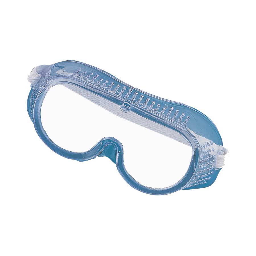Safety Goggles Vent Frame Clear PVC Lens