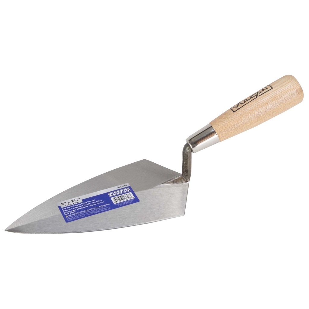 Brick Trowel 7" Wood Handle