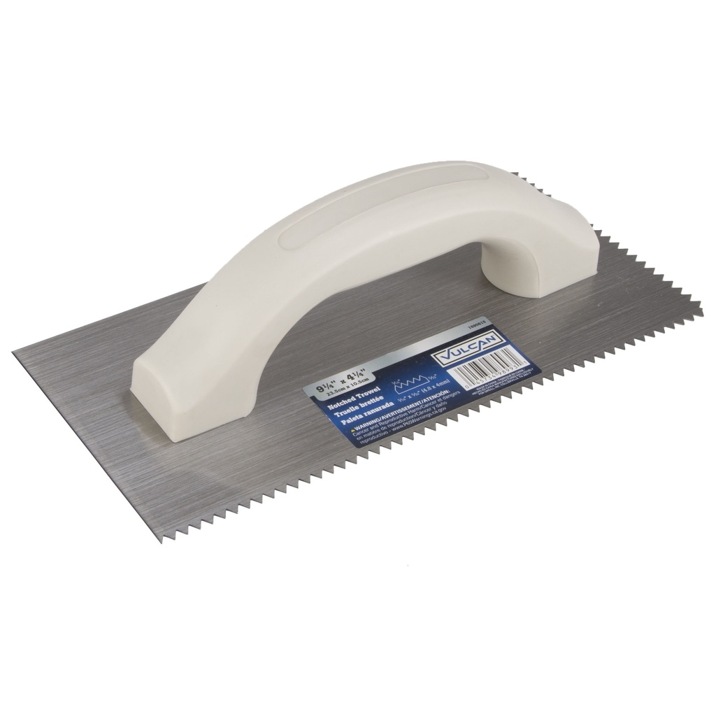 Trowel V Notch 4-1/4"x9-1/4"