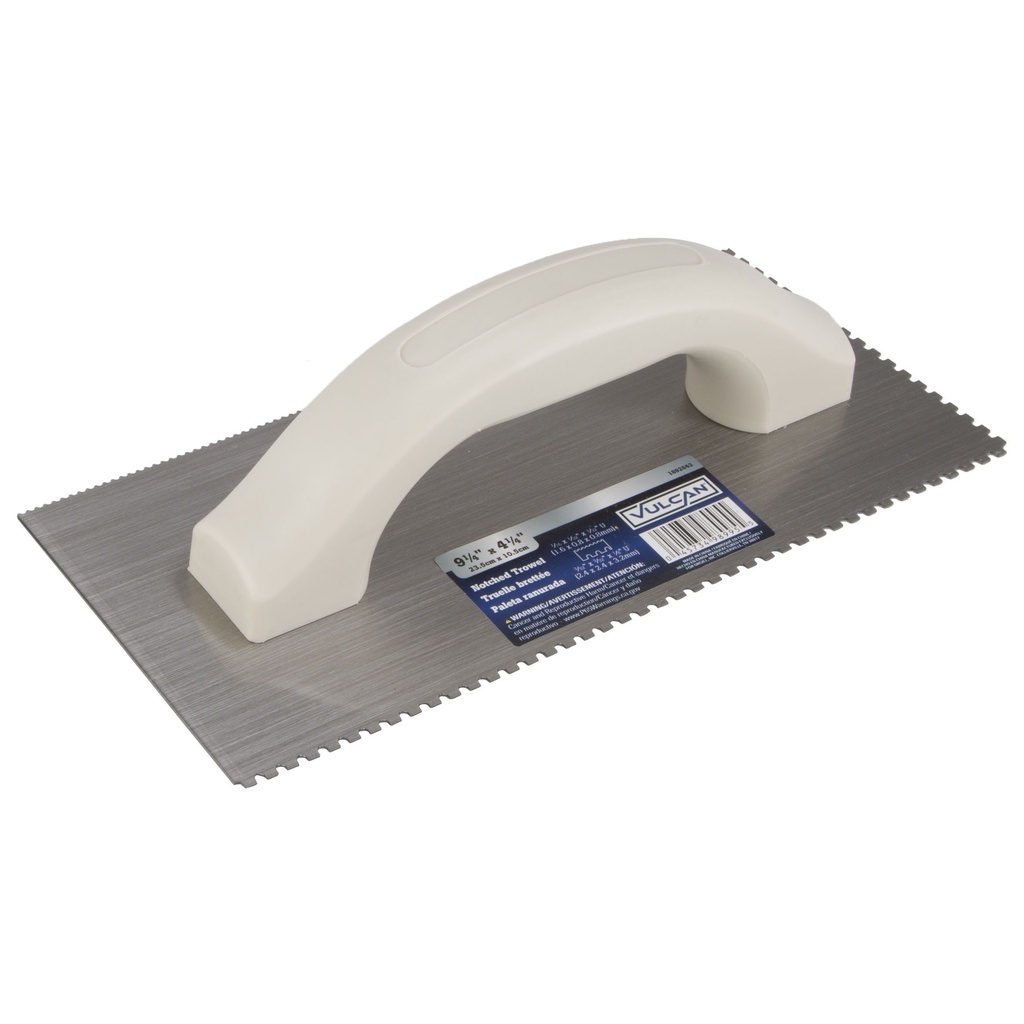 TROWEL U NOTCH TEETH 4.25X9.25