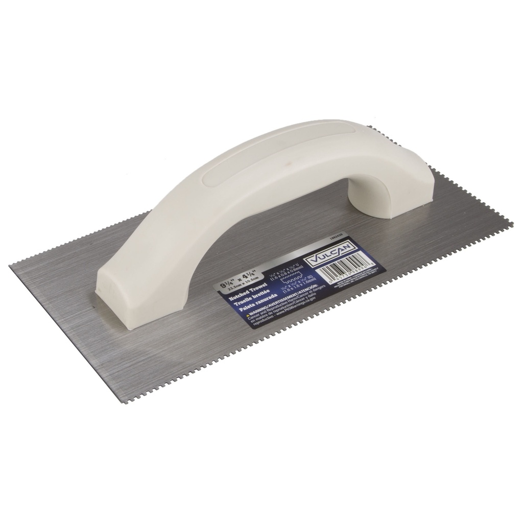 TROWEL SQUARE TEETH 4.25X9.25