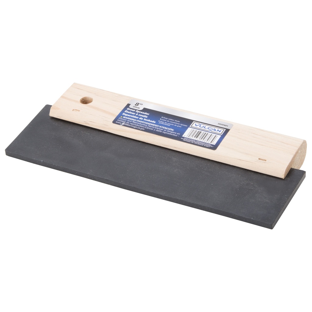 Grout Spreader 8" Rubber Blade