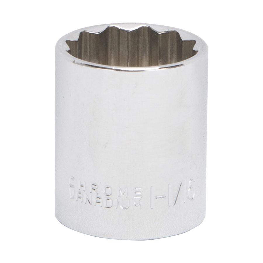 SOCKET 1-1/16IN 1/2DRIVE 12PT
