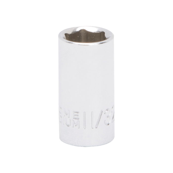 SOCKET 11/32IN 1/4DRIVE 6PT