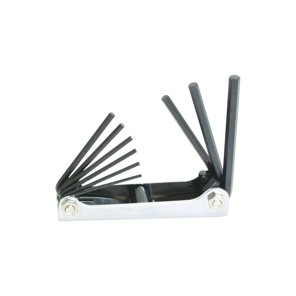 Fold-Up Hex Key Sae Set 9 Pc