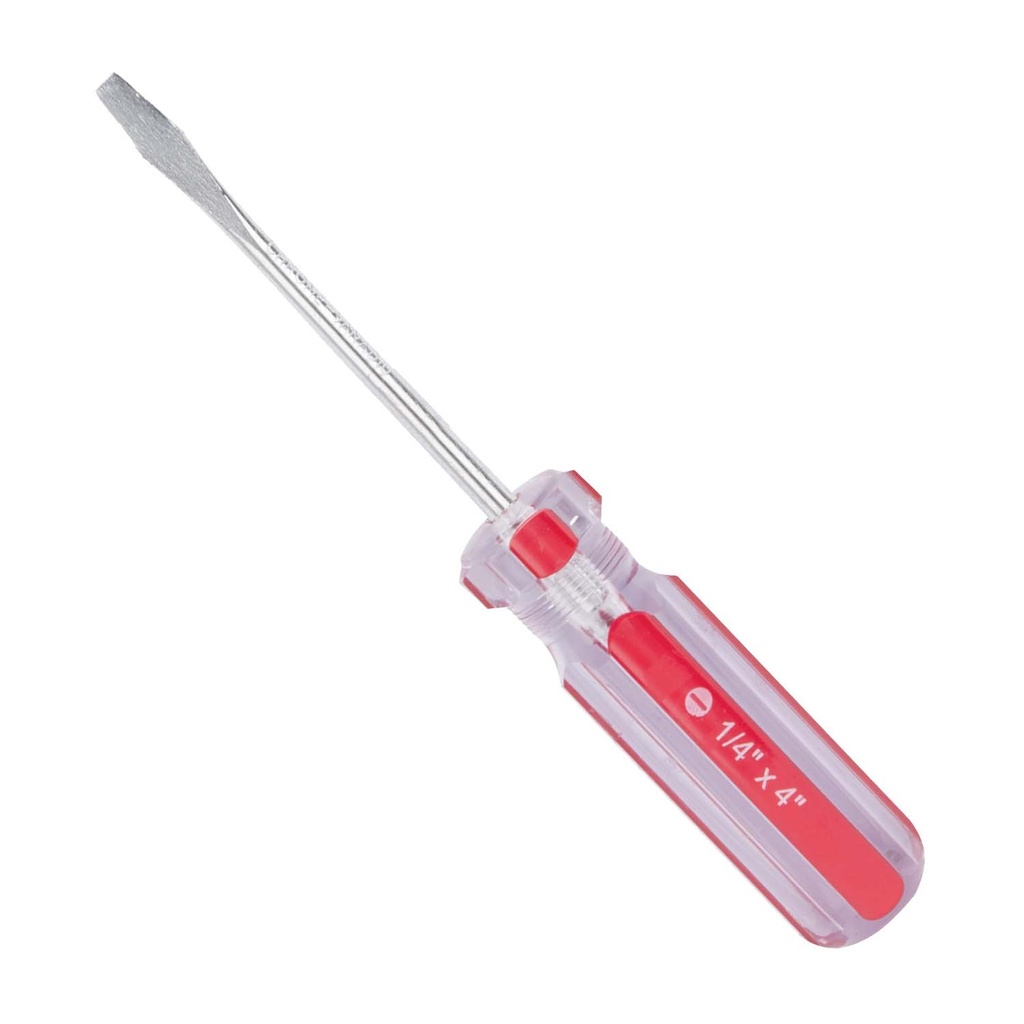 SCREWDRIVER SLOT 1/4 X 4IN