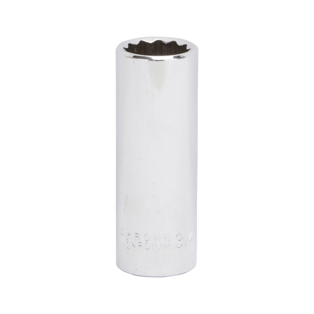 DEEP SOCKET 3/4IN 1/2DR 12PT
