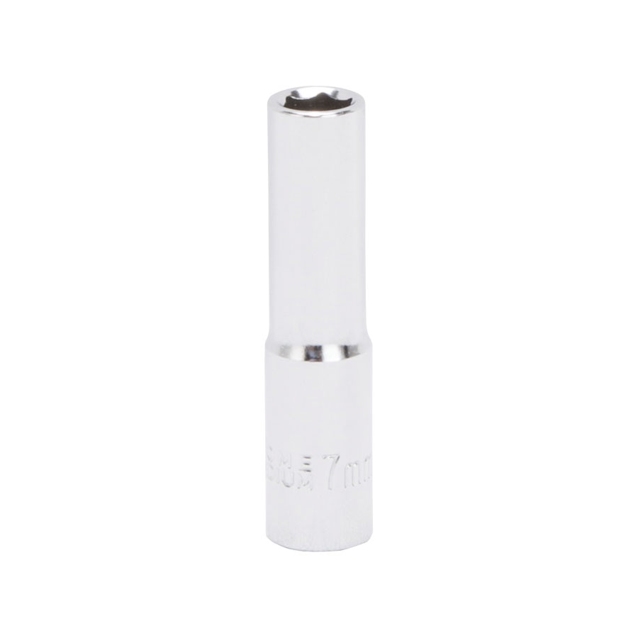 DEEP SOCKET 7MM 1/4DR 6PT