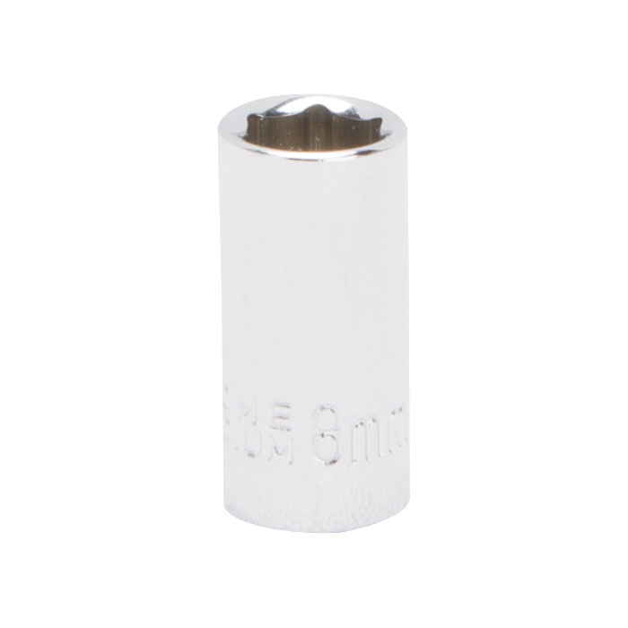 SOCKET 8MM 1/4DRIVE 6PT
