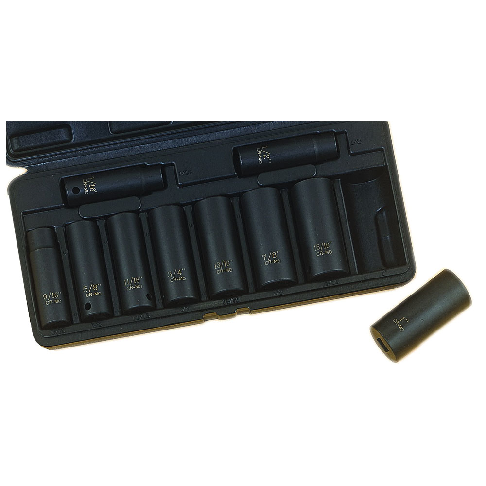 SOCKET SET DP IMPCT 1/2DR SAE