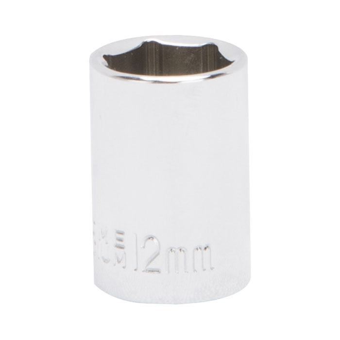SOCKET 12MM 1/4DRIVE 6PT