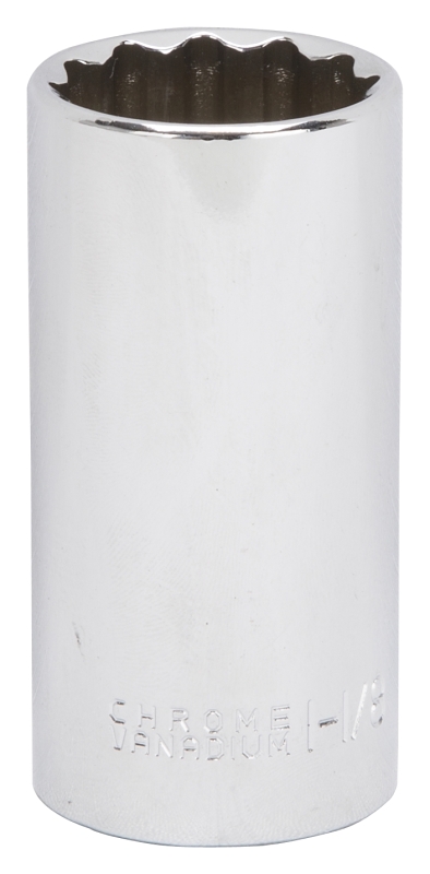 DEEP SOCKET 1-1/8IN 1/2DR 12PT