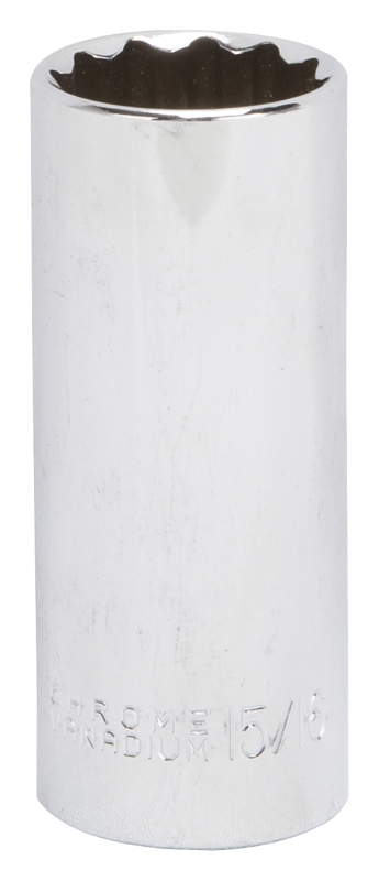 Deep Socket 15/16" 1/2 Drive 12PT