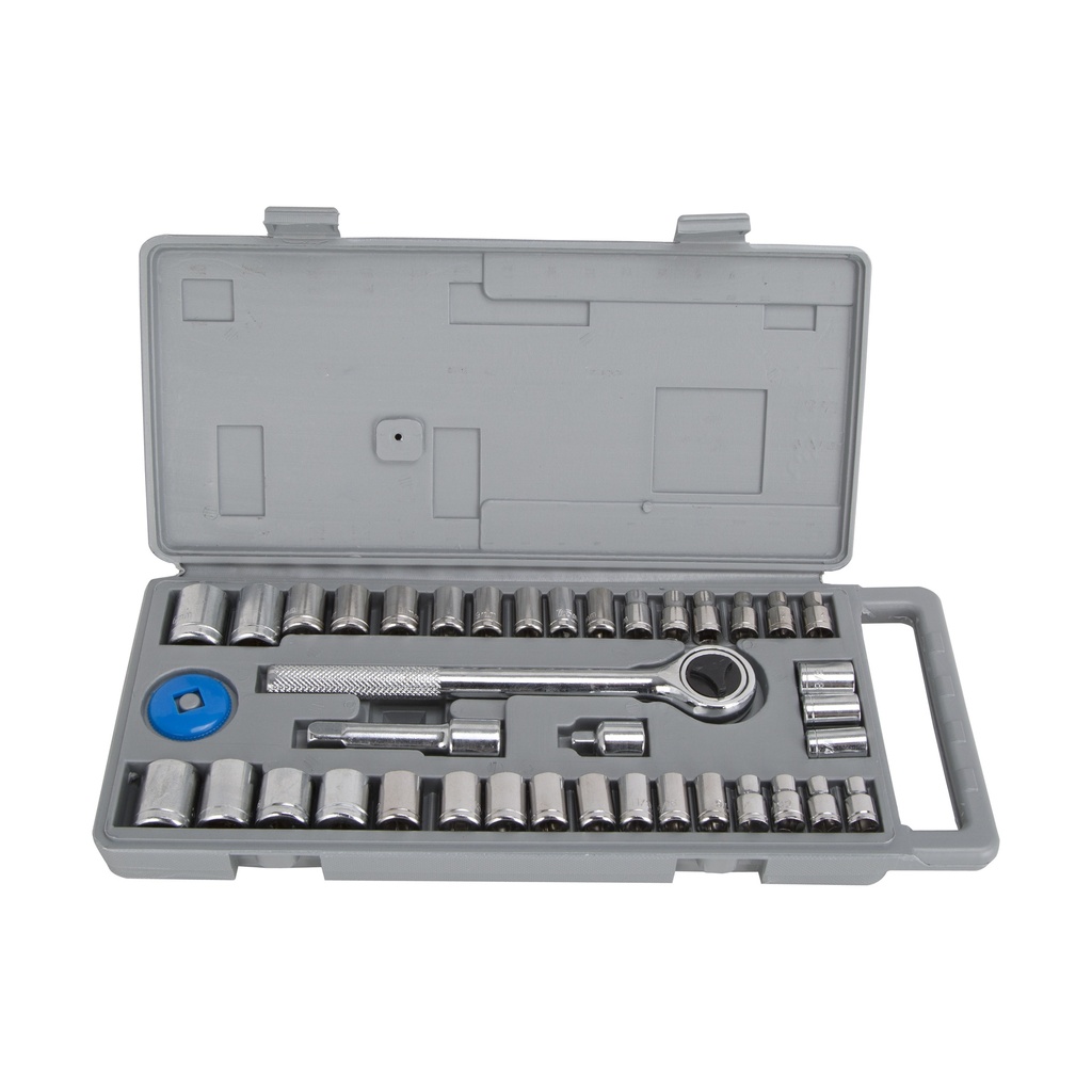 SOCKET SET 40PC SAE/METRIC TM