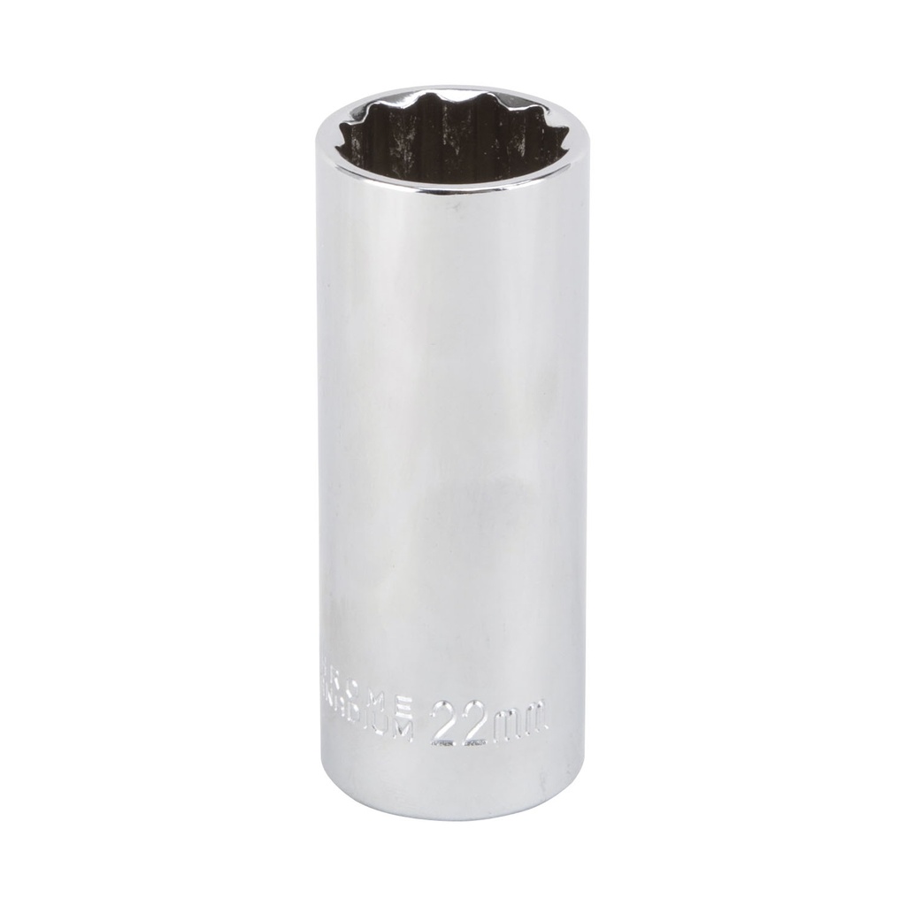 DEEP SOCKET 22MM 1/2DRIVE 12PT