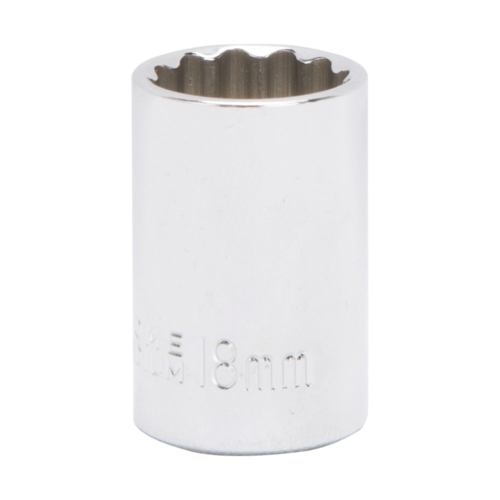 SOCKET 18MM 1/2DRIVE 12PT