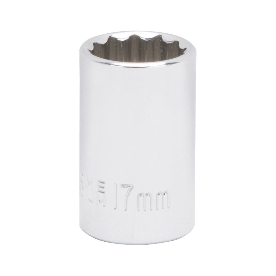SOCKET 17MM 1/2DRIVE 12PT
