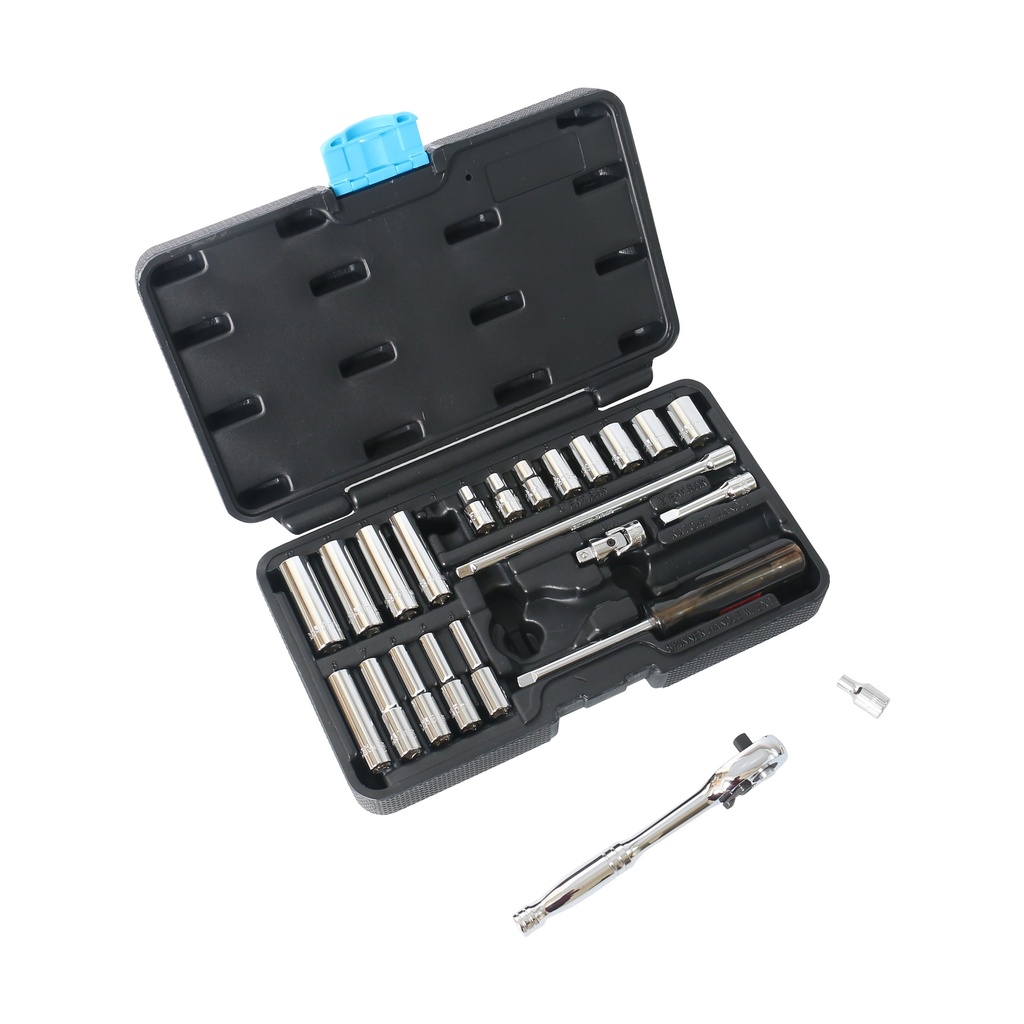 Socket Set 24pc 1/4" Drive Metric