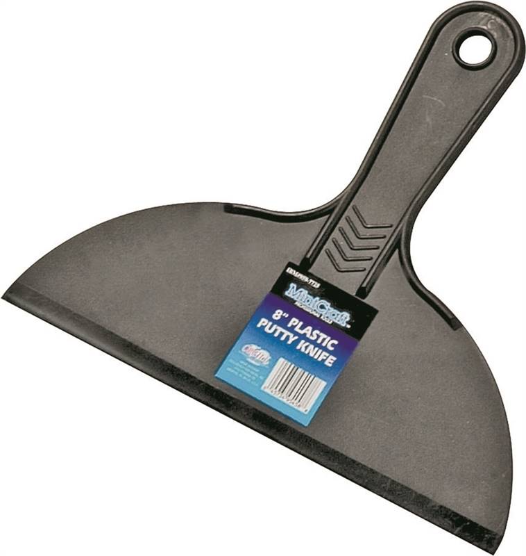 Putty Knife 8" Plastic Black