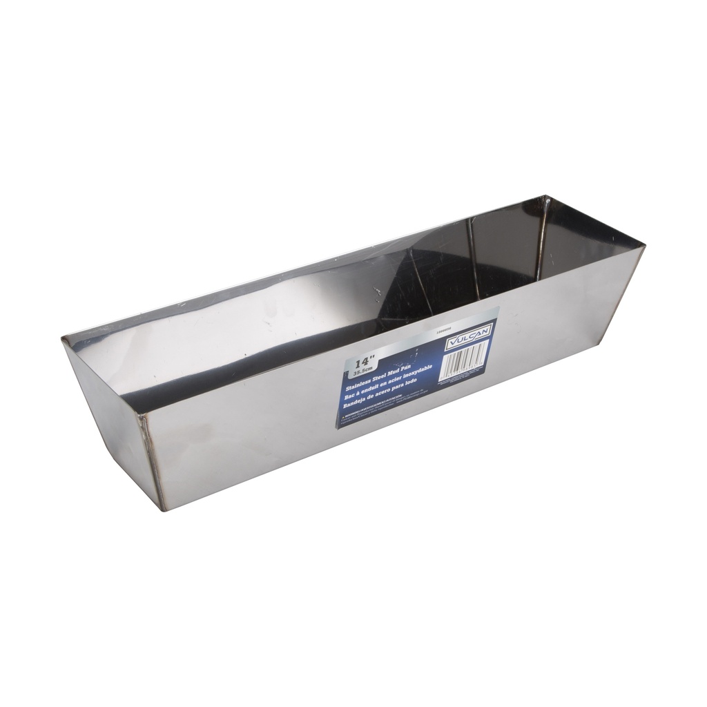 MUD PAN 14IN STAINLESS STEEL