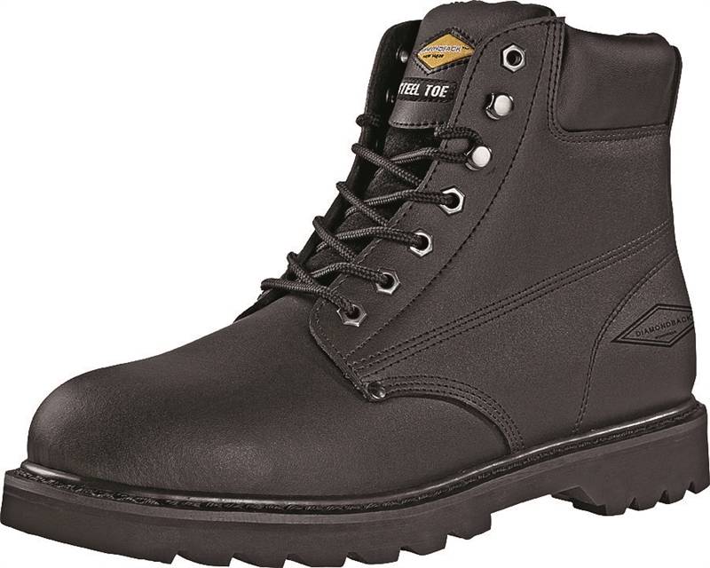 Workboot Steel Toe Action Leather S7.5 Black