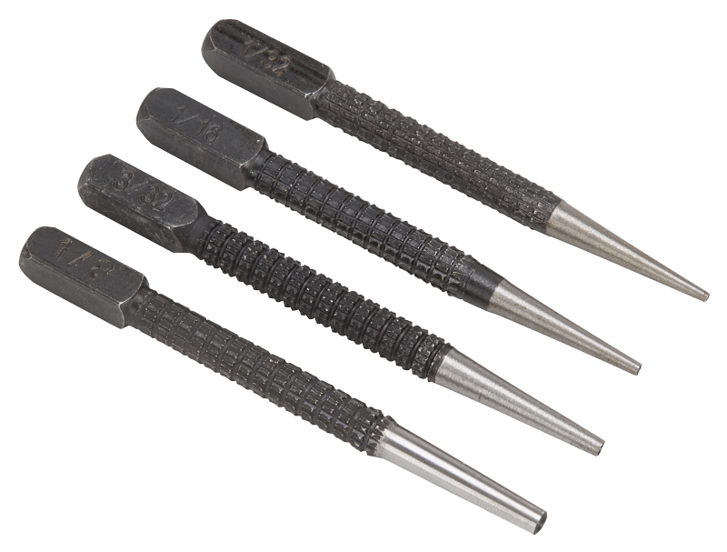 Nail Punch Set 4pc