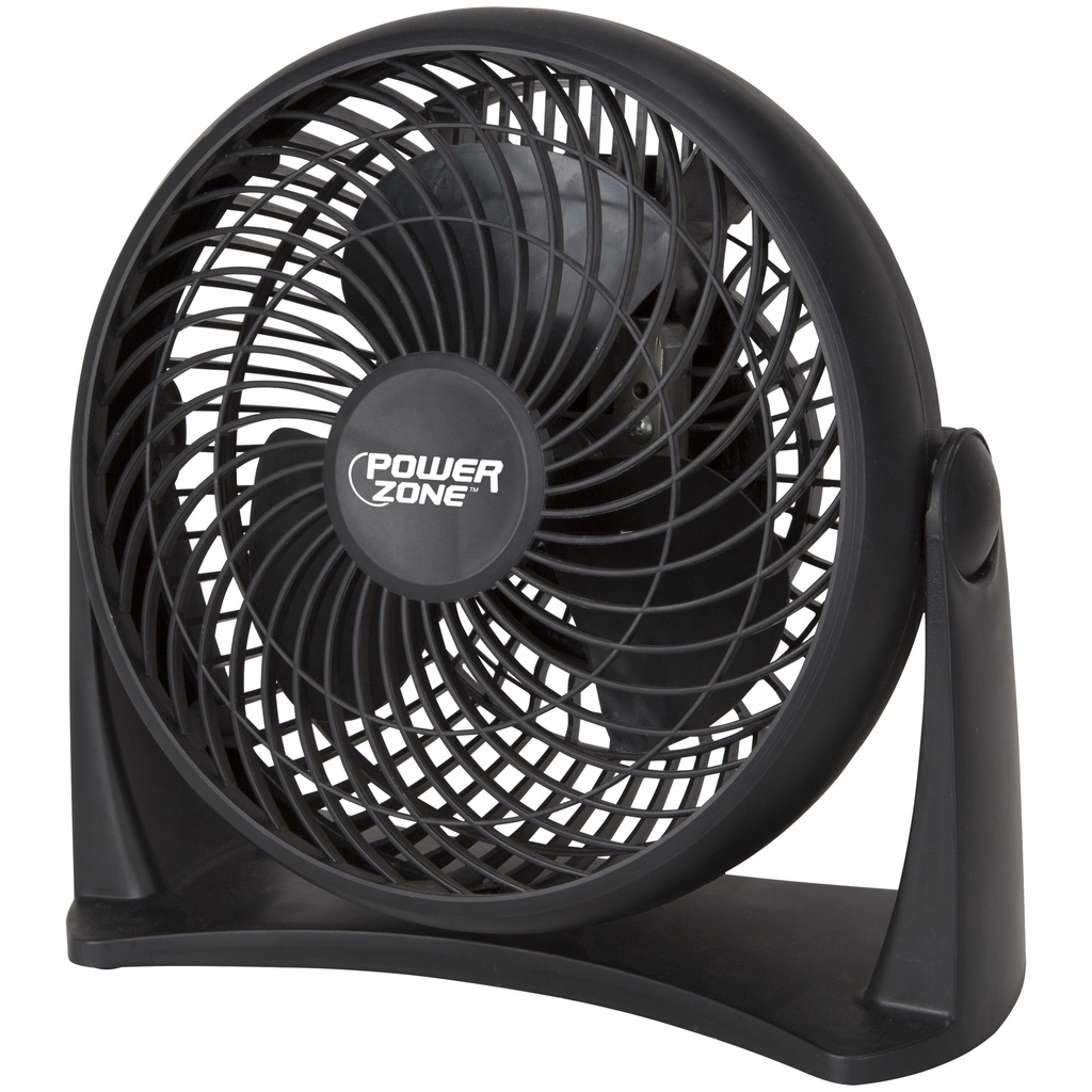 Turbo Fan 8" 3 Blade 3 Speed Black