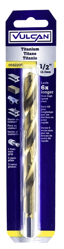 BIT DRILL TITNM RDC SHNK 1/2IN