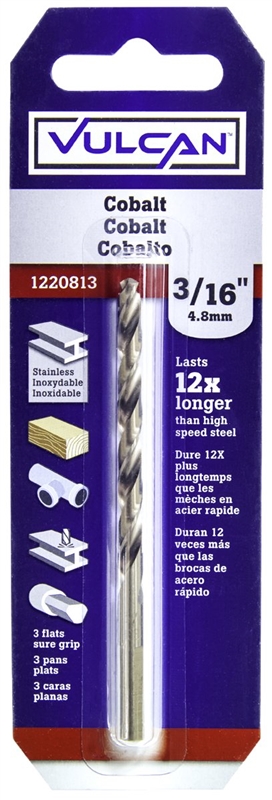 Drill Bit Cobalt 3/16"