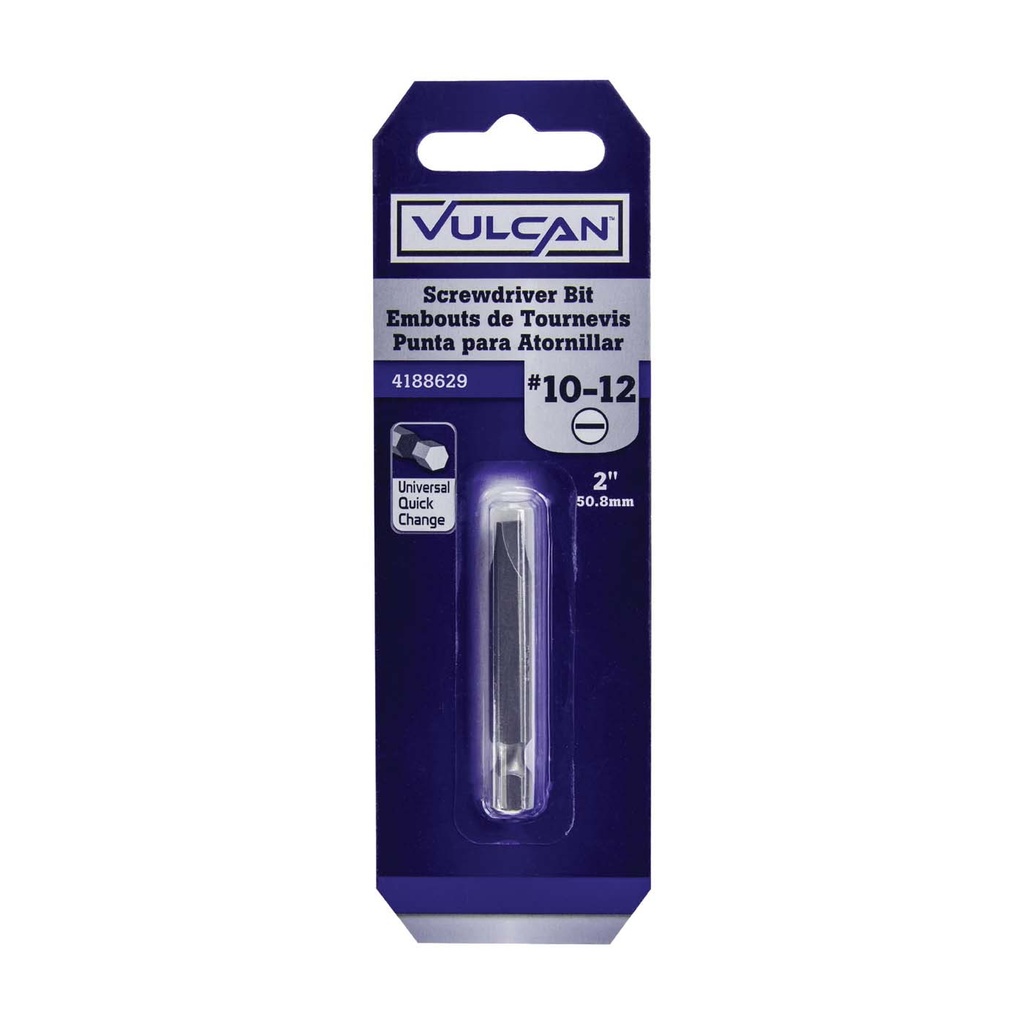 Screwdriver Bit #10-12 Slot 2"