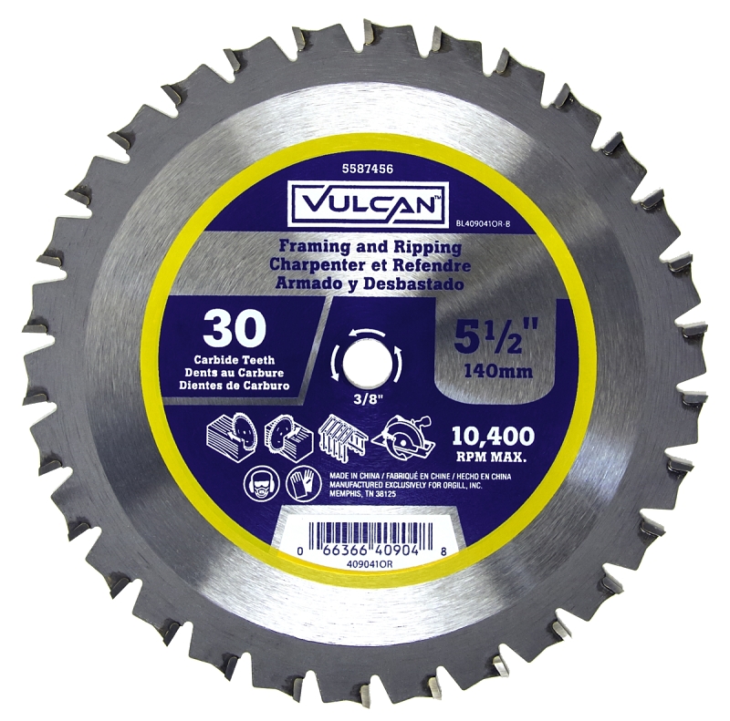 Circular Saw Blade 5-1/2" x 30T