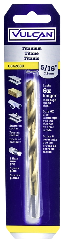 BIT DRILL TITANIUM 5/16IN