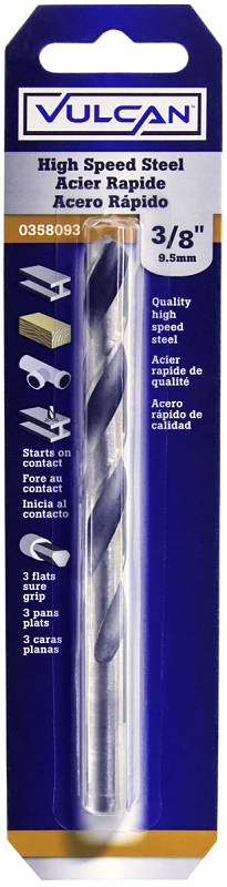 Drill Bit High Speed Steel 3/8"