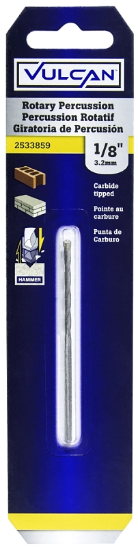 Rotary Percussion Drill Bit 1/8"x3"