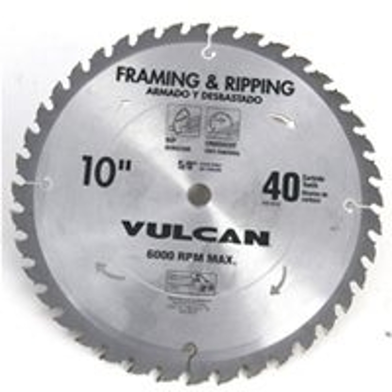 Circular Saw Blade 10" x 40T