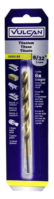 BIT DRILL TITANIUM 9/32IN