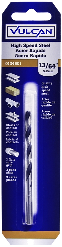 Drill Bit High Speed Steel 13/64"