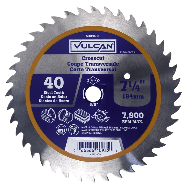 BLADE STL BULK 40TX7-1/4IN