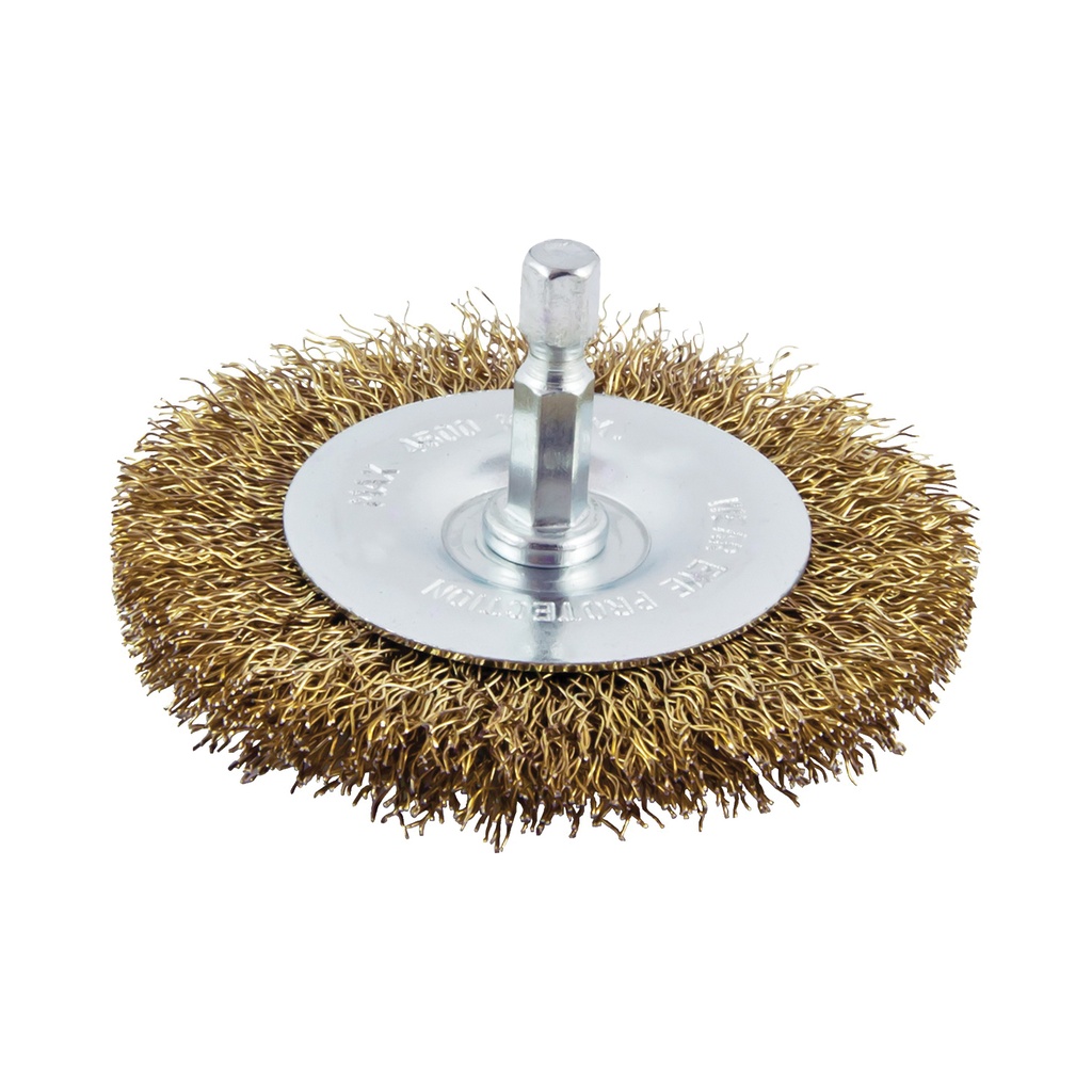 WHEEL BRUSH 1/4IN SHNK FN 4IN
