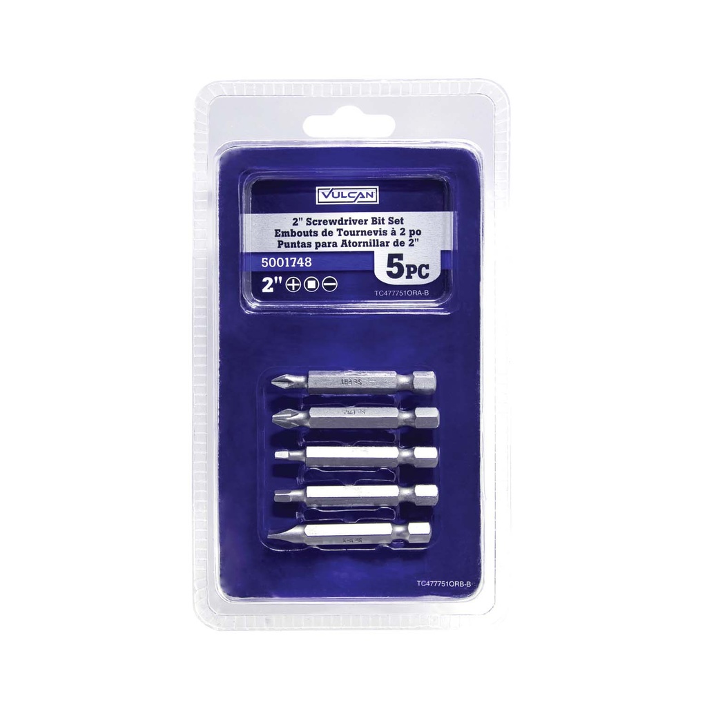 BIT SET SCREWDRIVER 5PC