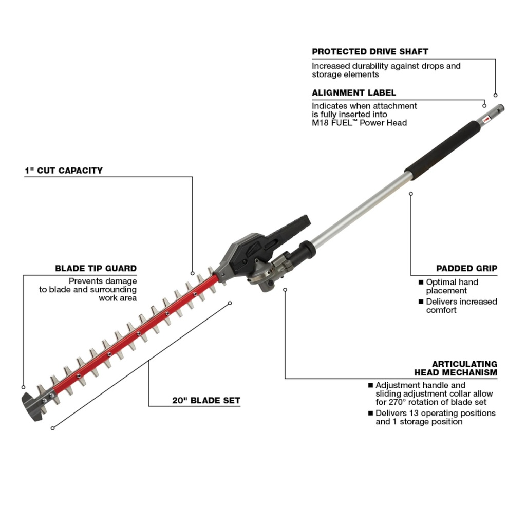 ATTACHMENT HEDGE TRIMMER