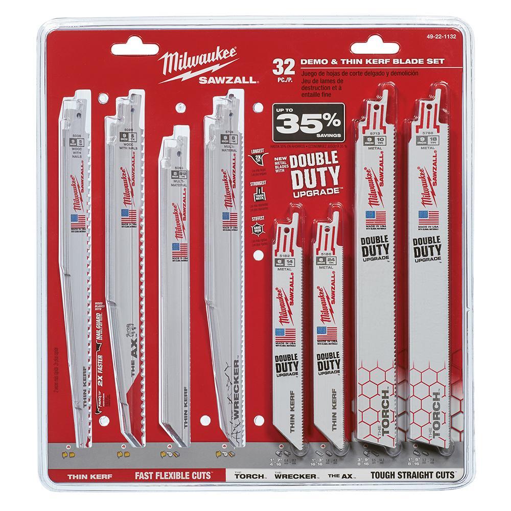 SAWZALL BLADE SET 32-PIECE