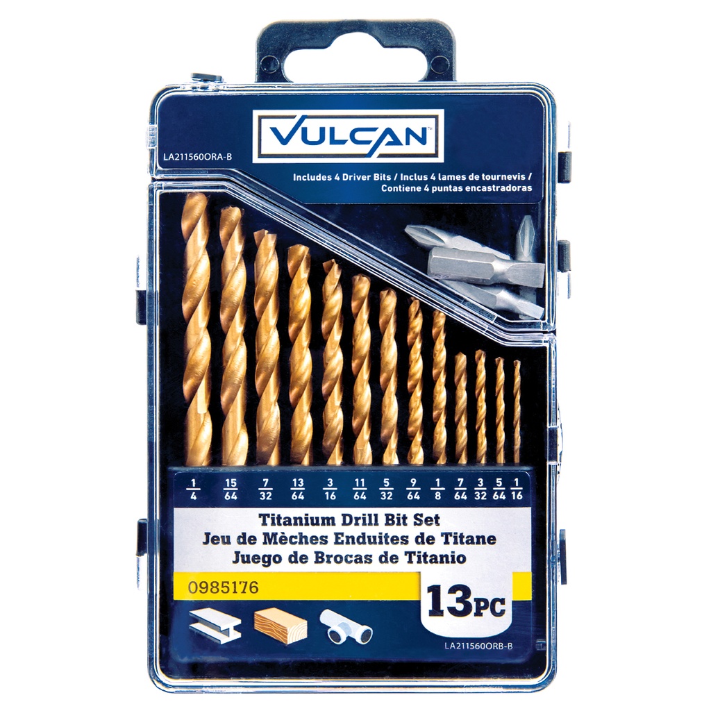 Drill Bit Set High Speed Steel 13pc