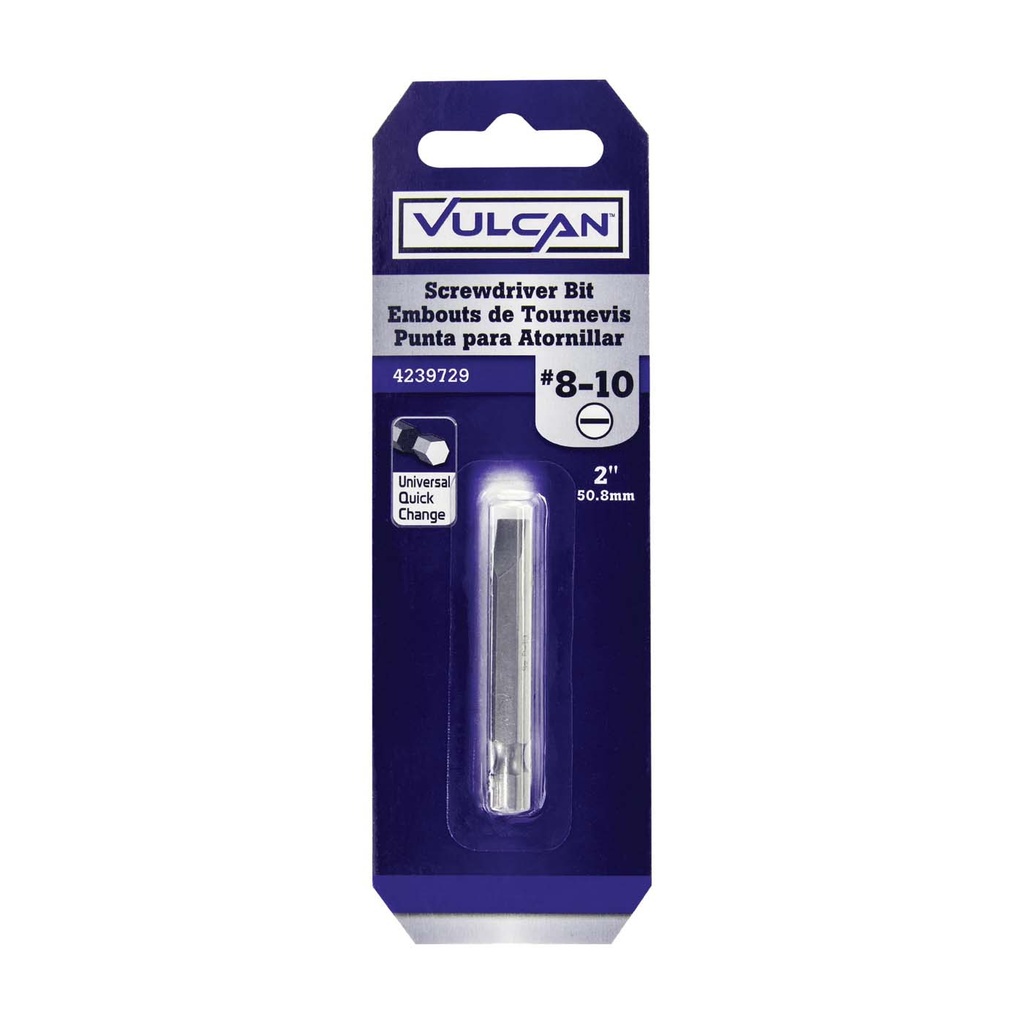 Screwdriver Bit #8-10 Slot 2"